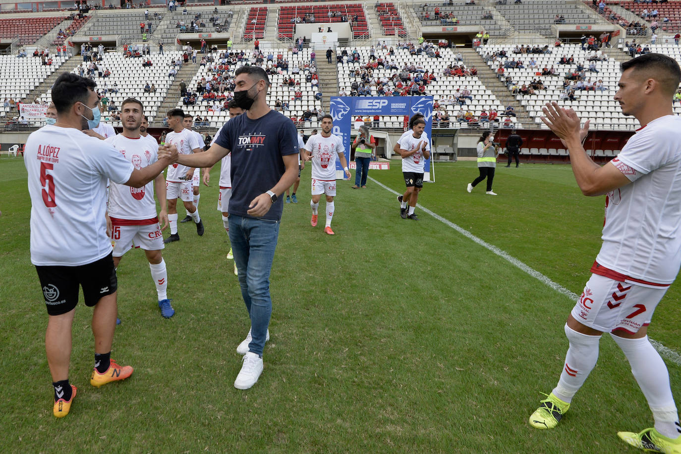 El empate del Real Murcia contra El Ejido, en imágenes