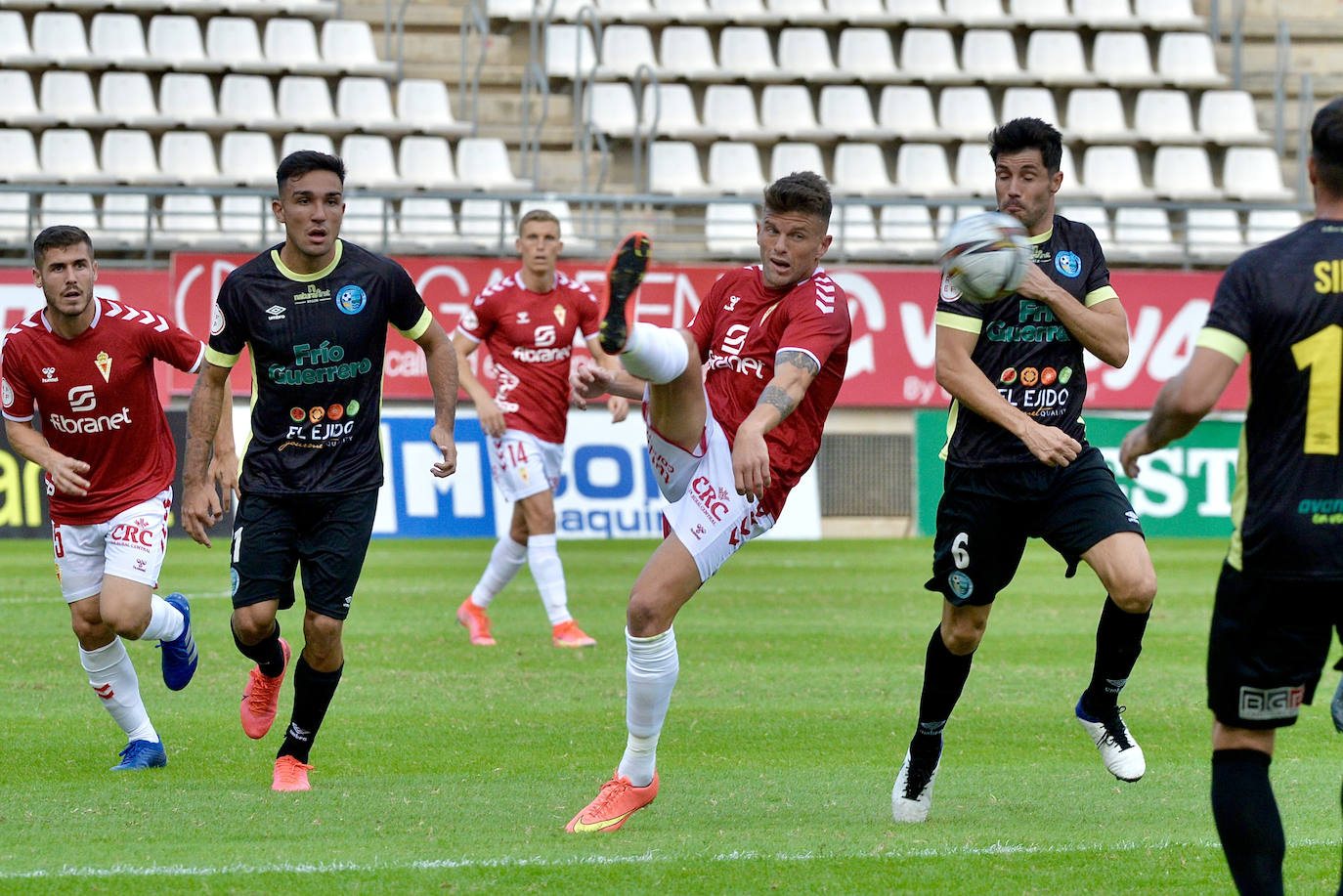 El empate del Real Murcia contra El Ejido, en imágenes