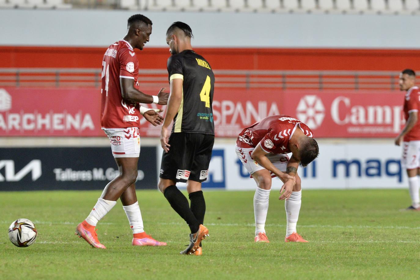 El empate del Real Murcia contra El Ejido, en imágenes