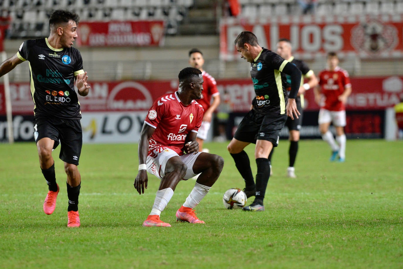 El empate del Real Murcia contra El Ejido, en imágenes