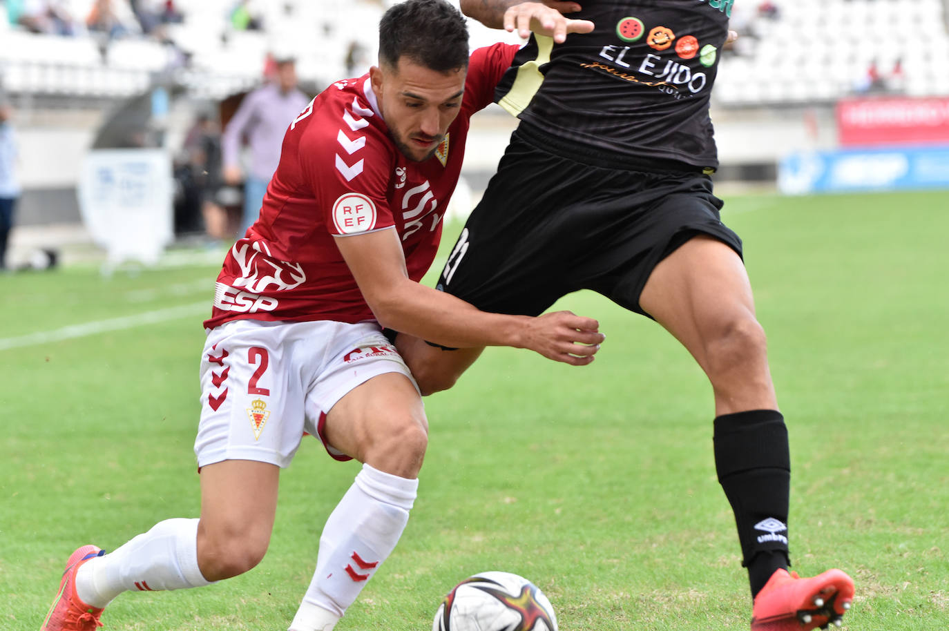 El empate del Real Murcia contra El Ejido, en imágenes