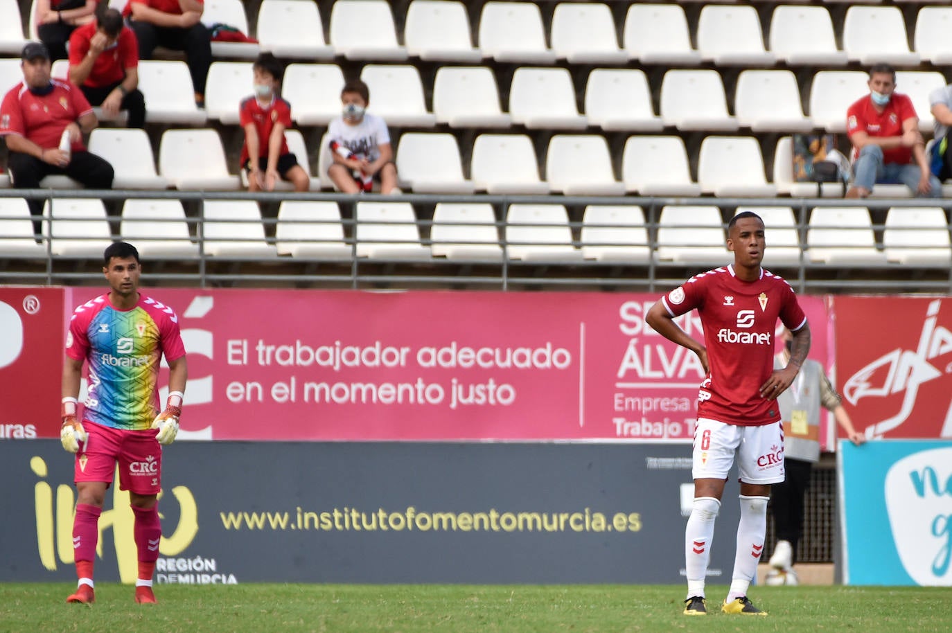 El empate del Real Murcia contra El Ejido, en imágenes