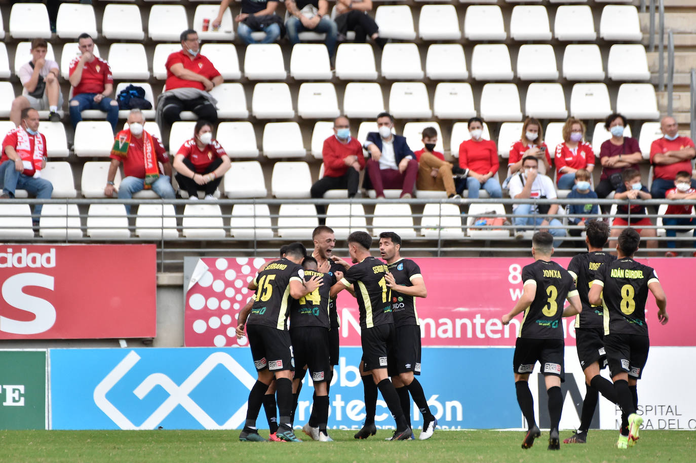 El empate del Real Murcia contra El Ejido, en imágenes