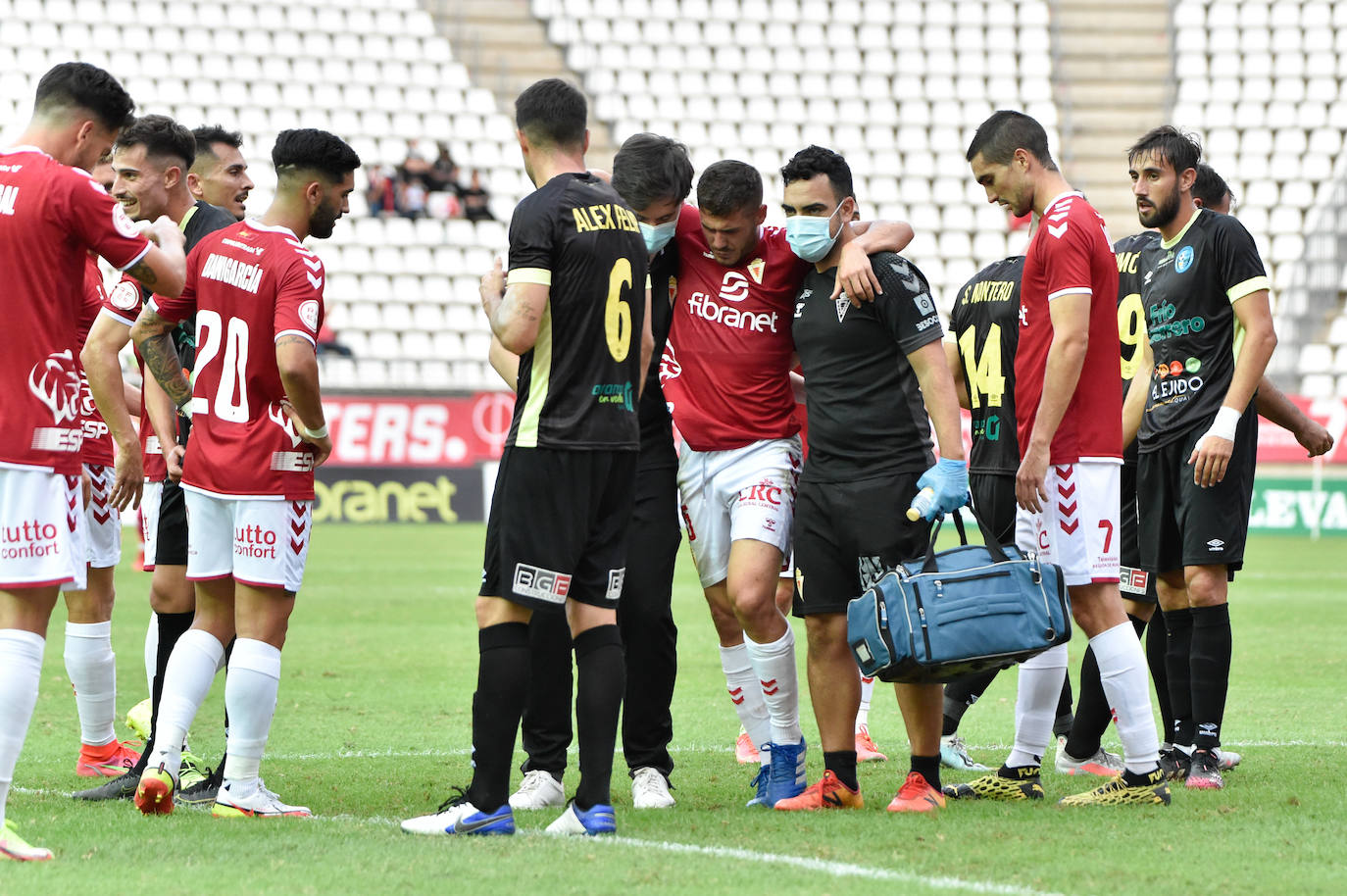 El empate del Real Murcia contra El Ejido, en imágenes