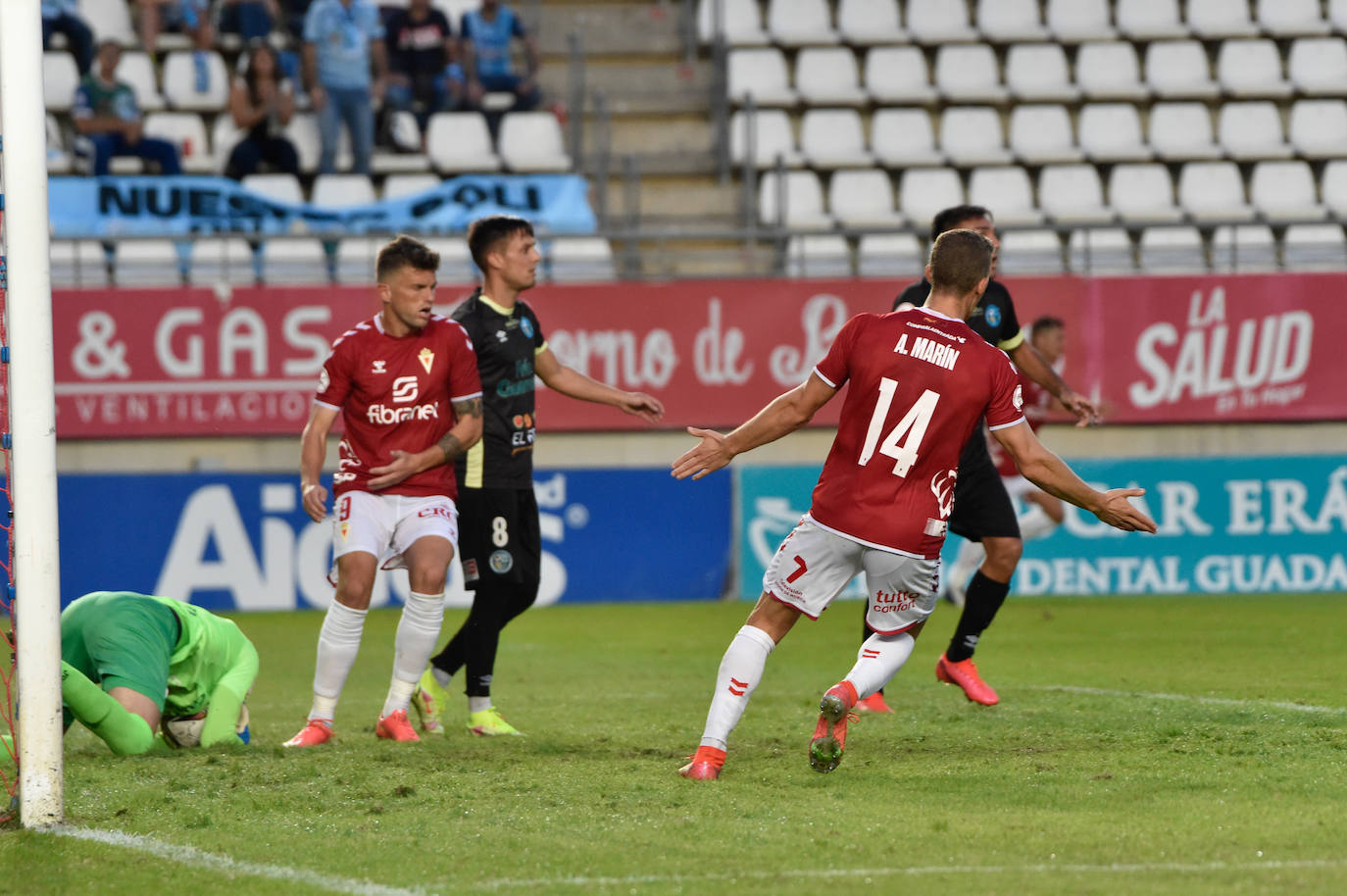 El empate del Real Murcia contra El Ejido, en imágenes