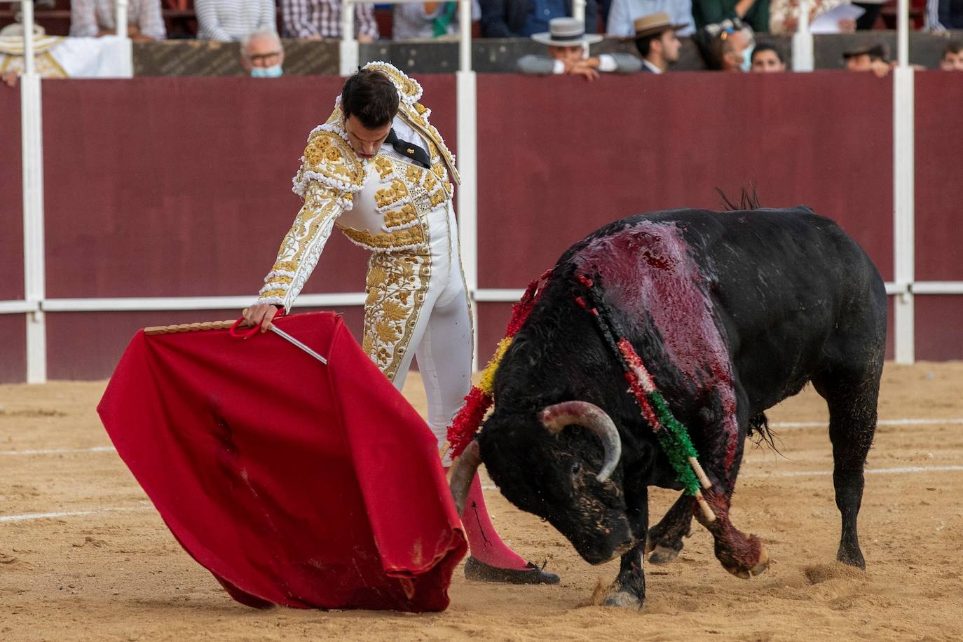 Fotos: Antonio Puerta sale a hombros en la inauguración de la plaza portátil de Mula
