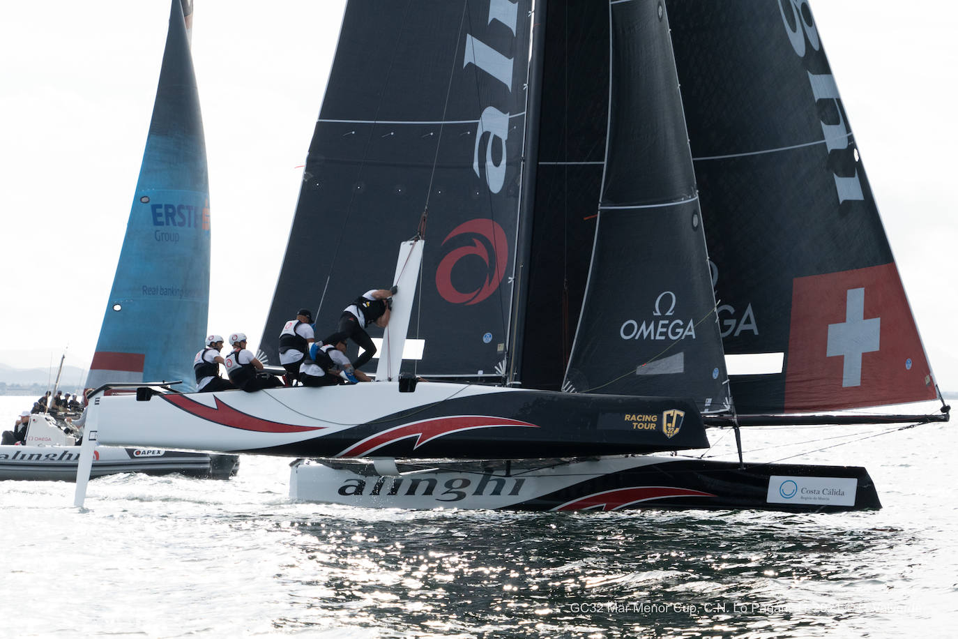 Fotos: Los catamaranes voladores, en marcha en la GC32 Mar Menor Cup