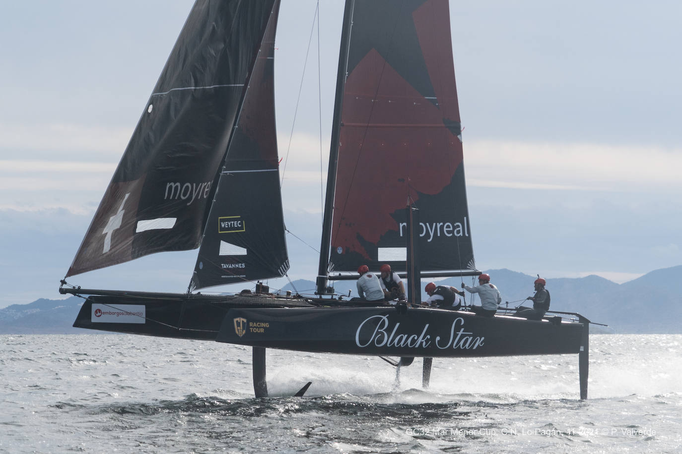 Fotos: El espectáculo de los catamaranes voladores GC32 llega al Mar Menor