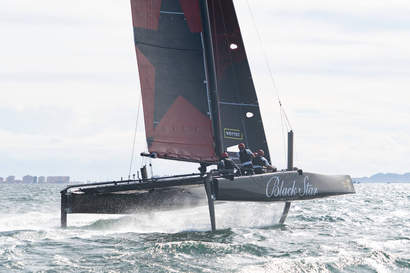 Fotos: El espectáculo de los catamaranes voladores GC32 llega al Mar Menor