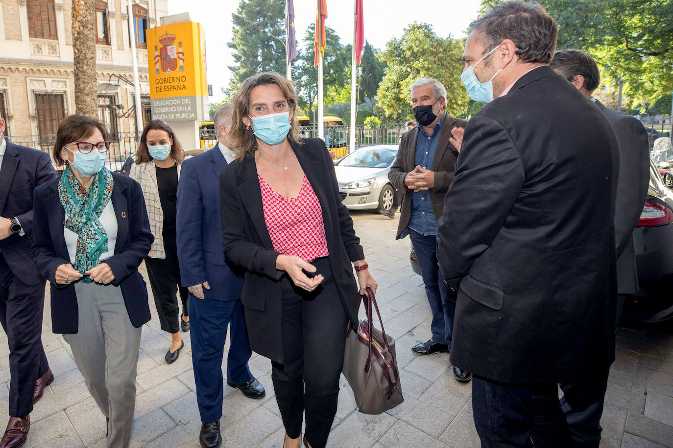 Fotos: La ministra Teresa Ribera presenta en Murcia 34 medidas para regenerar el Mar Menor