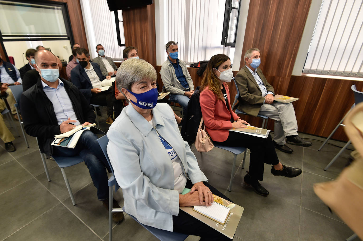 Fotos: La ministra Teresa Ribera presenta en Murcia 34 medidas para regenerar el Mar Menor