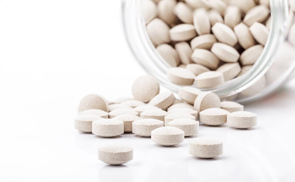 Un bote de pastillas.