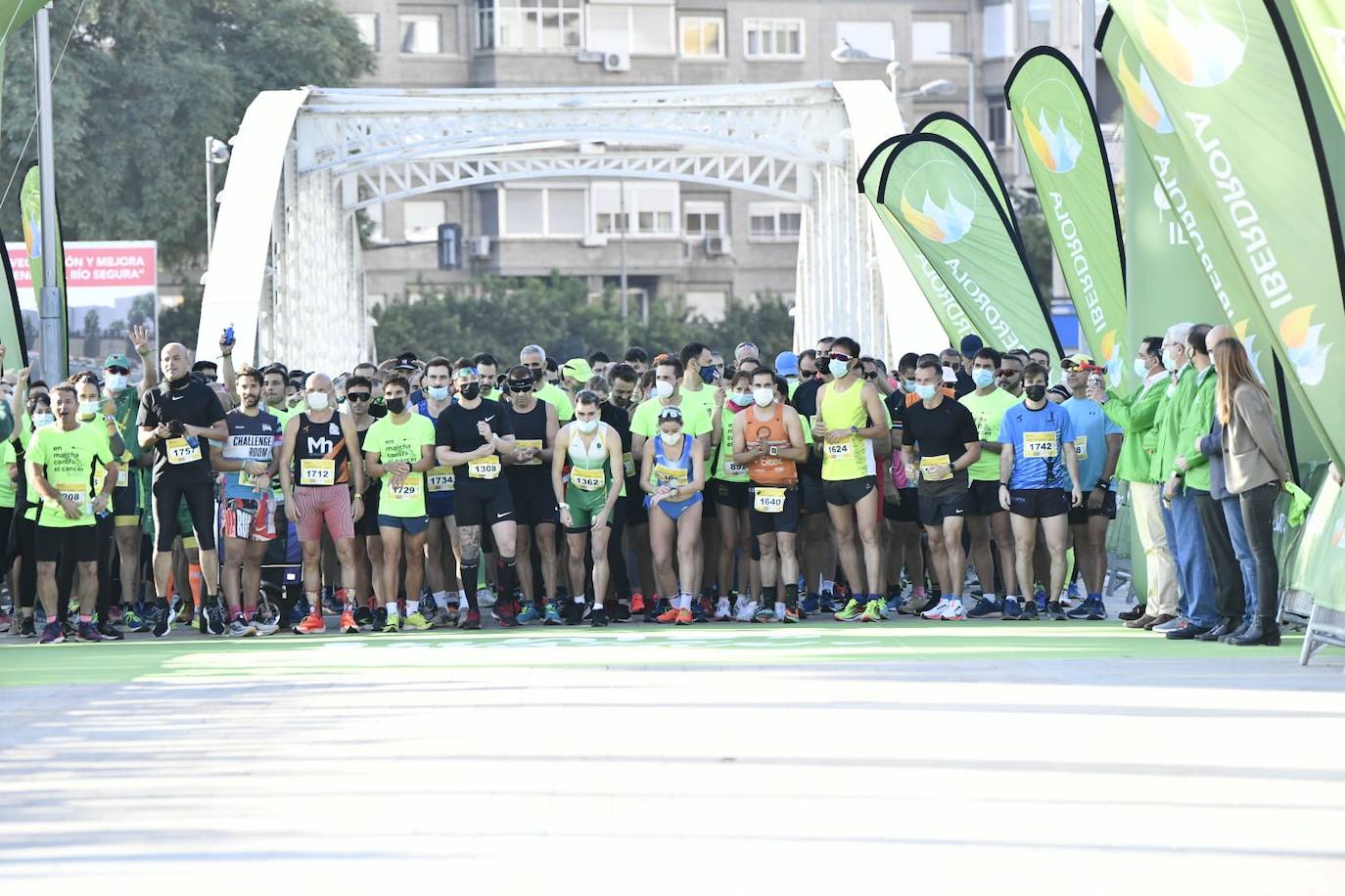 Fotos: La Marea Verde contra el cáncer vuelve a recorrer las calles de Murcia