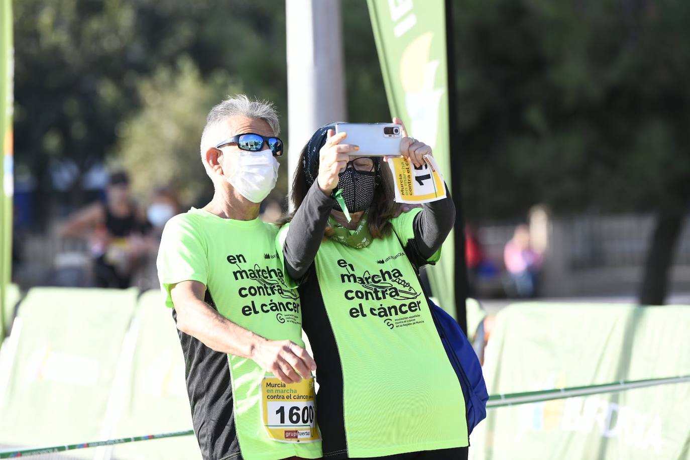 Fotos: La Marea Verde contra el cáncer vuelve a recorrer las calles de Murcia