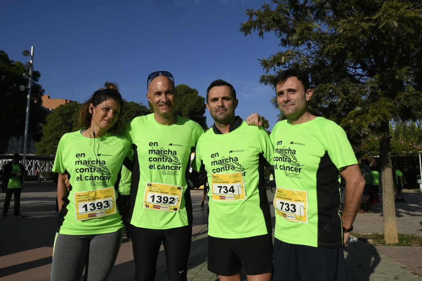 Fotos: La Marea Verde contra el cáncer vuelve a recorrer las calles de Murcia