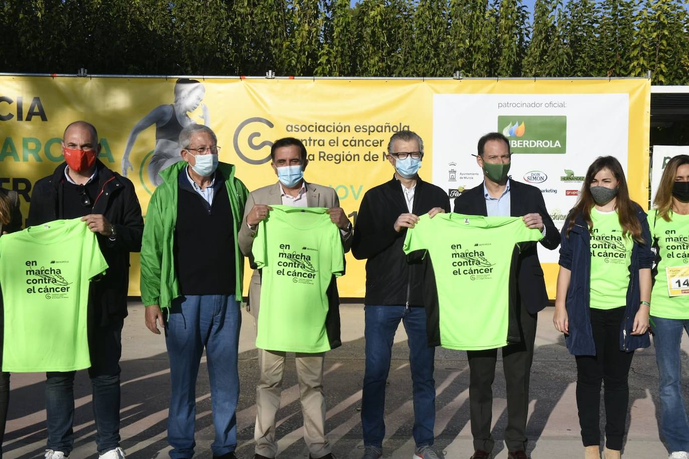 Fotos: La Marea Verde contra el cáncer vuelve a recorrer las calles de Murcia