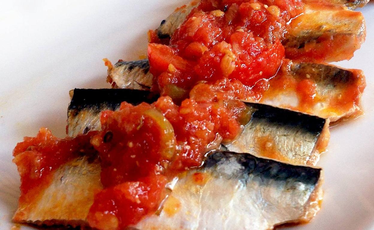 Sardinas con escalibada
