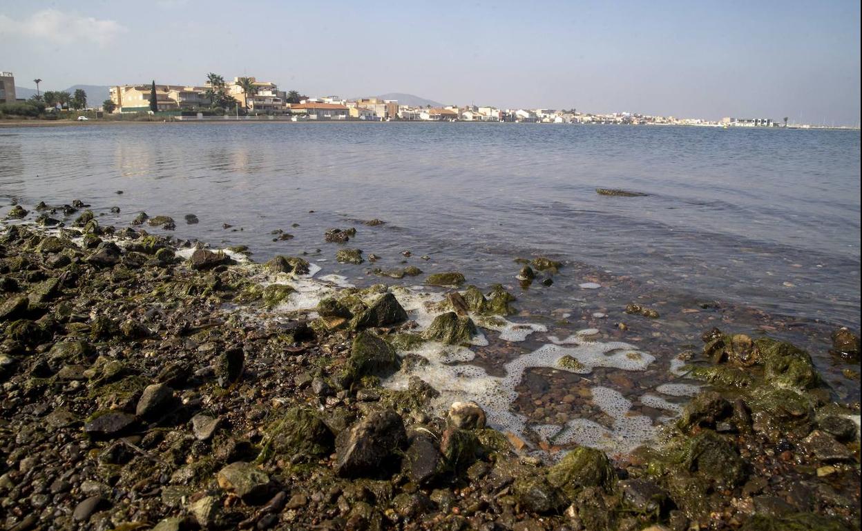 Estado del Mar Menor, en una imagen tomada en septiembre.