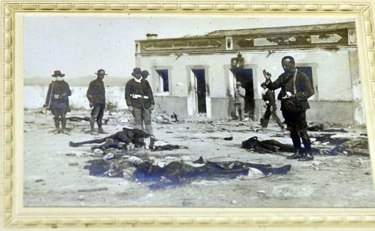 Una de las fotografías originales rescatadas del archivo documental de Juan de la Cierva y Peñafiel. 