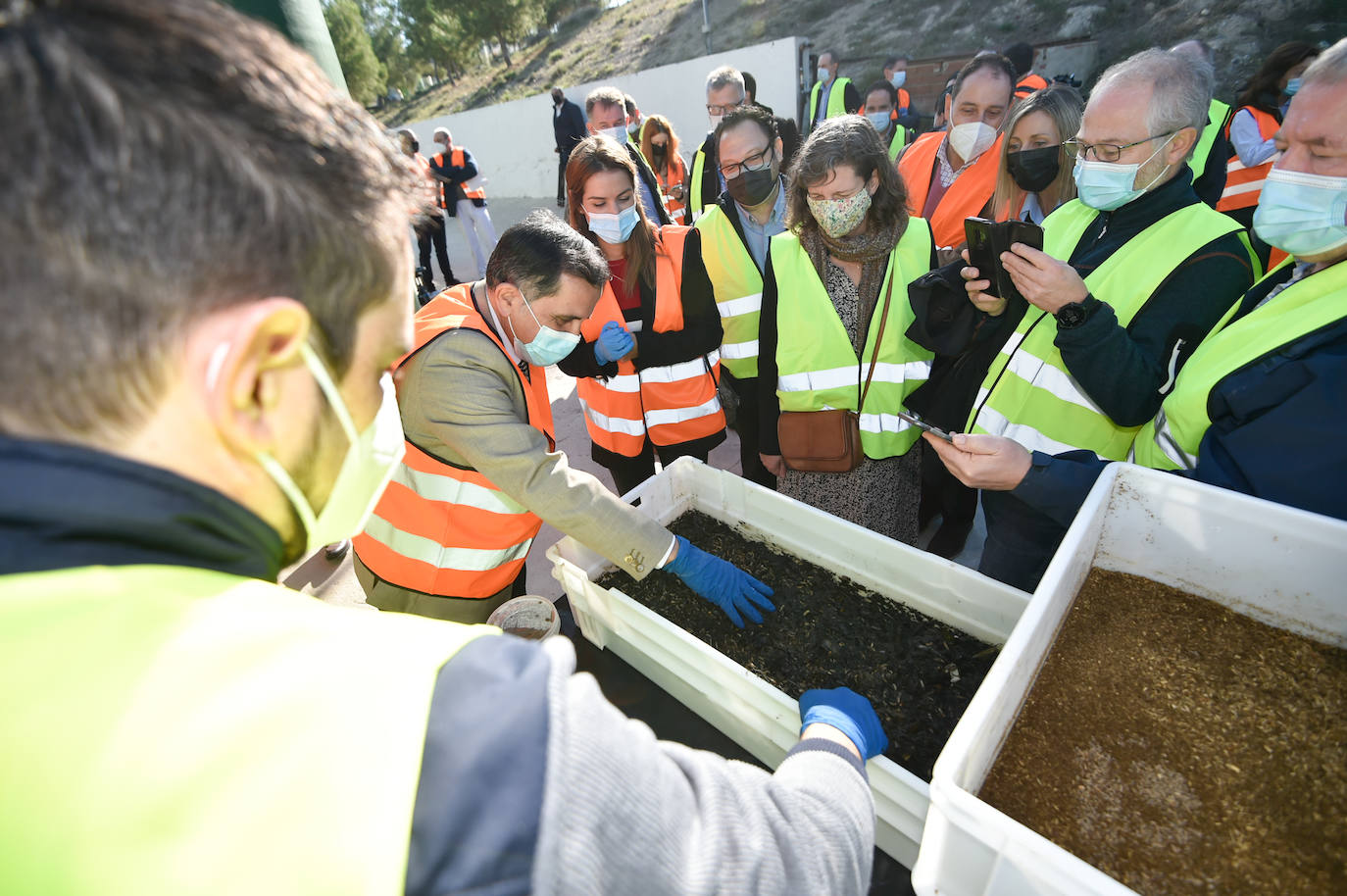 Fotos: Proyecto Valuewaste en la planta de reciclaje de Cañada Hermosa