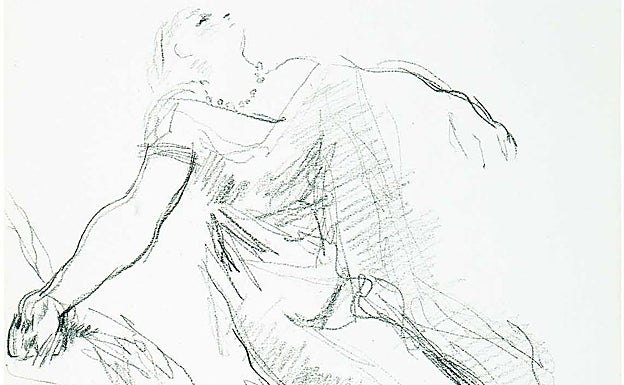 Homenaje de Ramón Gaya a Eduardo Rosales y su 'Muerte de Lucrecia'.