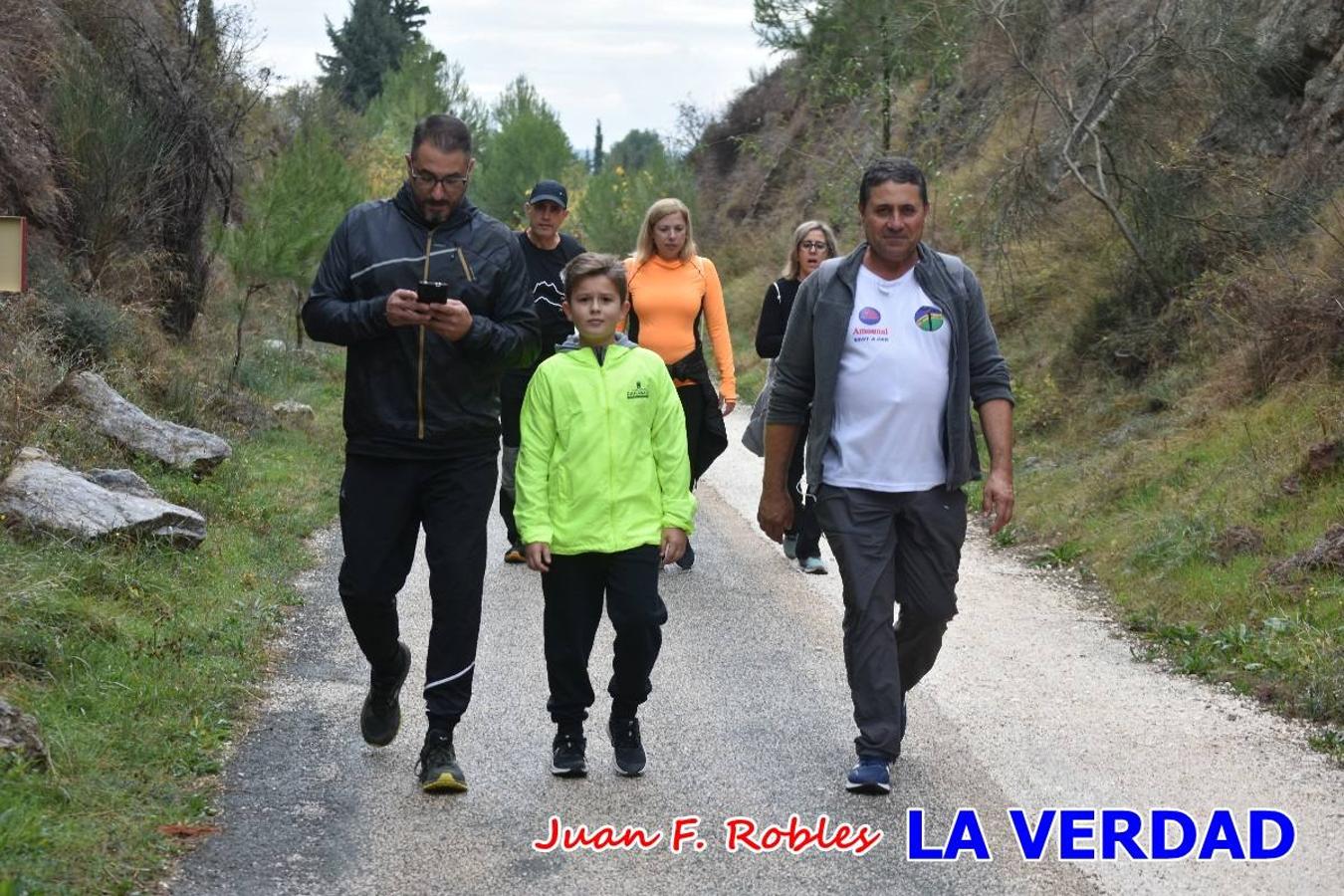 Unas 200 personas de Granja de Rocamora, Abanilla y Ulea finalizaron ayer el recorrido, a pide, de los 120 kilómetros que separan la localidad alicantina de Caravaca de la Cruz. Los cuatro municipios comparten la devoción a sendos Lignum Crucis que se veneran en cada una de las localidades. Ayer recorrieron la última etapa, desde Bullas hasta basílica de la Vera Cruz en una ceremonia oficiada por el rector, Emilio Sánchez, y en la que estuvieron presentes los representantes de las instituciones religiosas que organizaban la peregrinación y una representación de los ocho Ayuntamientos que atraviesa este camino.