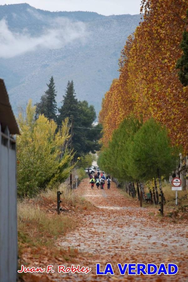 Unas 200 personas de Granja de Rocamora, Abanilla y Ulea finalizaron ayer el recorrido, a pide, de los 120 kilómetros que separan la localidad alicantina de Caravaca de la Cruz. Los cuatro municipios comparten la devoción a sendos Lignum Crucis que se veneran en cada una de las localidades. Ayer recorrieron la última etapa, desde Bullas hasta basílica de la Vera Cruz en una ceremonia oficiada por el rector, Emilio Sánchez, y en la que estuvieron presentes los representantes de las instituciones religiosas que organizaban la peregrinación y una representación de los ocho Ayuntamientos que atraviesa este camino.