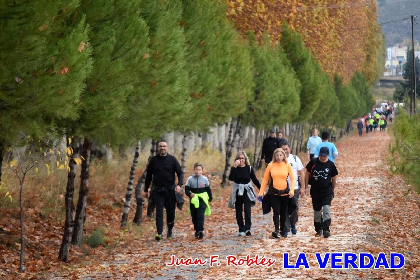 Unas 200 personas de Granja de Rocamora, Abanilla y Ulea finalizaron ayer el recorrido, a pide, de los 120 kilómetros que separan la localidad alicantina de Caravaca de la Cruz. Los cuatro municipios comparten la devoción a sendos Lignum Crucis que se veneran en cada una de las localidades. Ayer recorrieron la última etapa, desde Bullas hasta basílica de la Vera Cruz en una ceremonia oficiada por el rector, Emilio Sánchez, y en la que estuvieron presentes los representantes de las instituciones religiosas que organizaban la peregrinación y una representación de los ocho Ayuntamientos que atraviesa este camino.