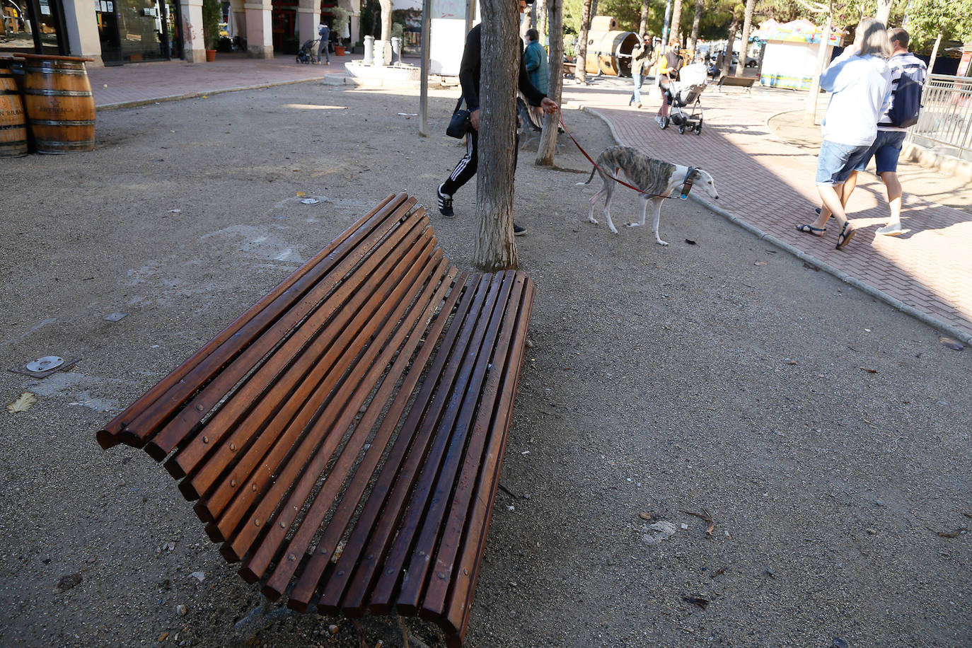 Fotos: Desperfectos de la Plaza Juan XXIII de Cartagena