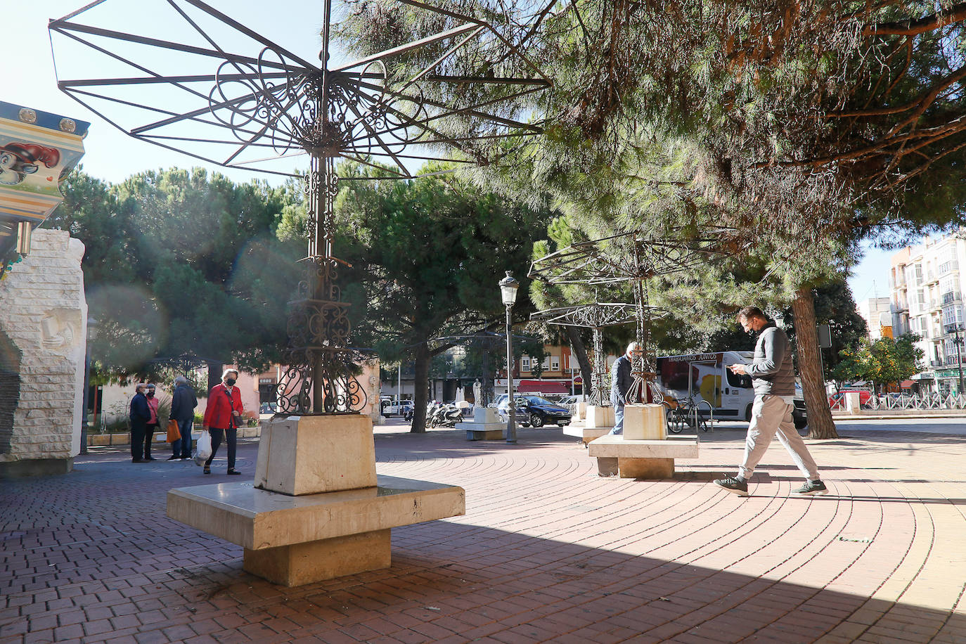 Fotos: Desperfectos de la Plaza Juan XXIII de Cartagena