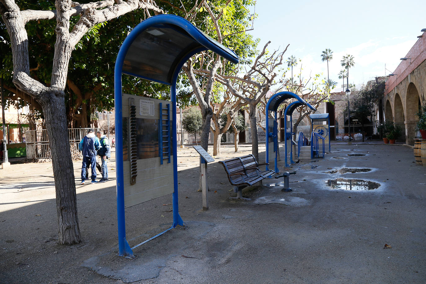 Fotos: Desperfectos de la Plaza Juan XXIII de Cartagena