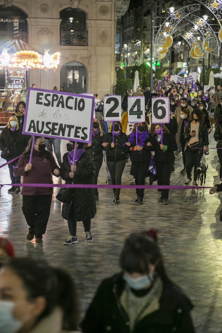 Fotos: Cartagena denuncia en la calle el machismo que mata a las mujeres