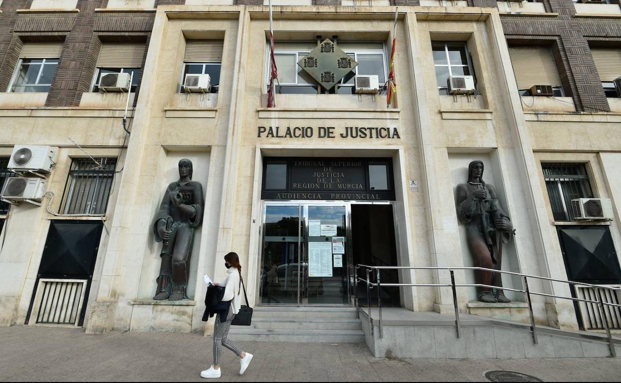 Palacio de Justicia de la Región de Murcia, en una fotografía de archivo.