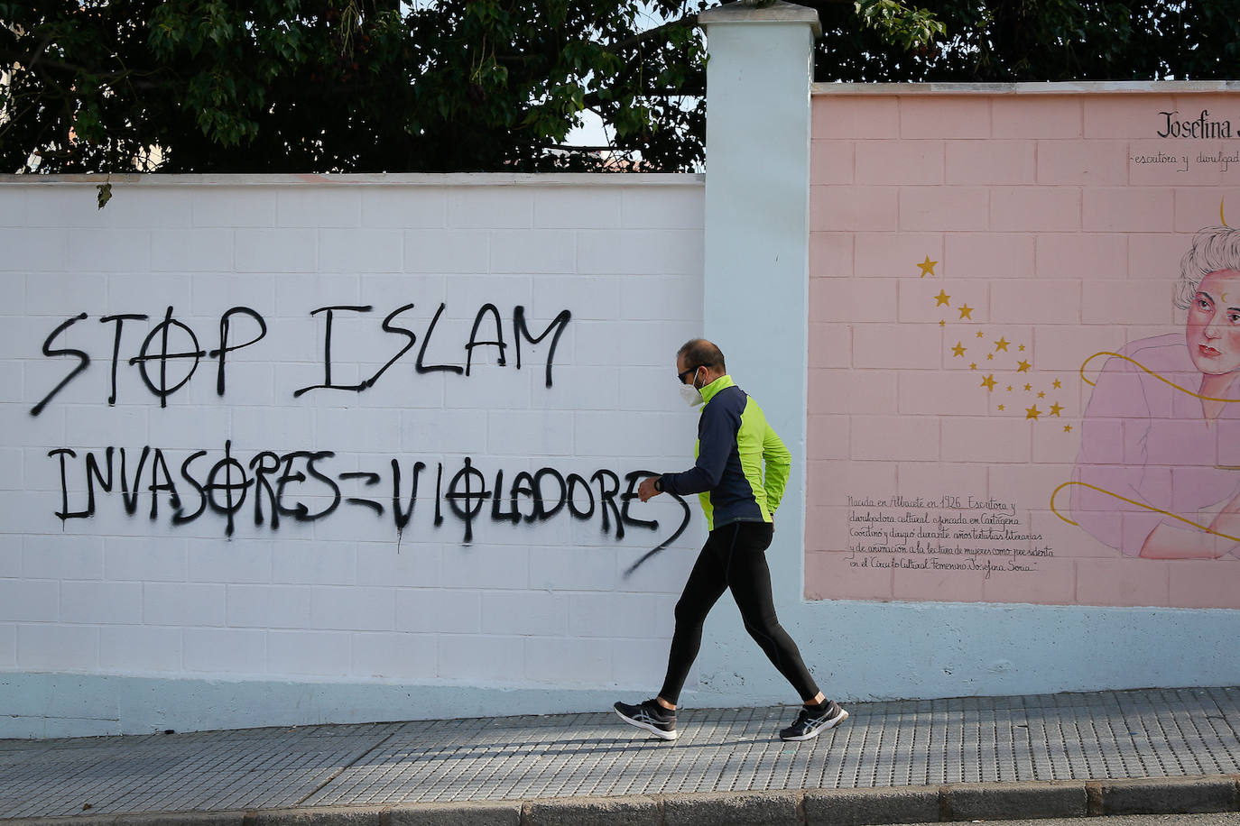 Fotos: Los muros del radicalismo en Cartagena