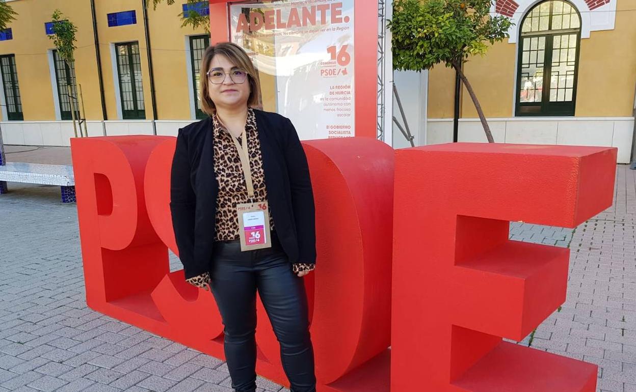 Nuria García Sánchez, este domingo. 