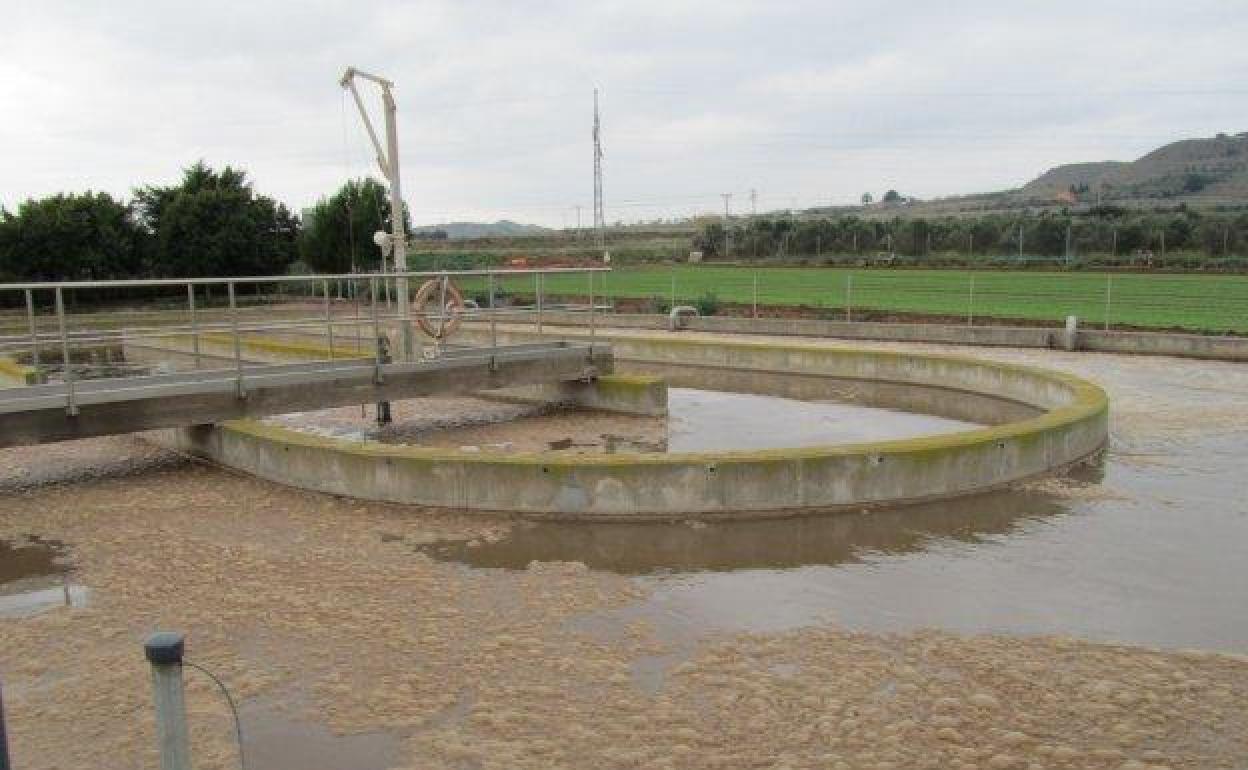 La estación depuradora de La Unión en una imagen de archivo. 