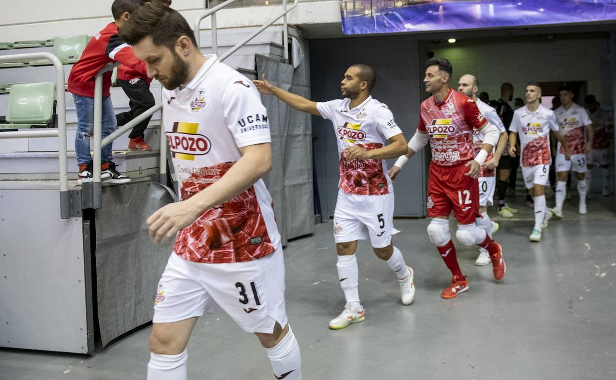 Jugadores de Elpozo Murcia, en una imagen de archivo.