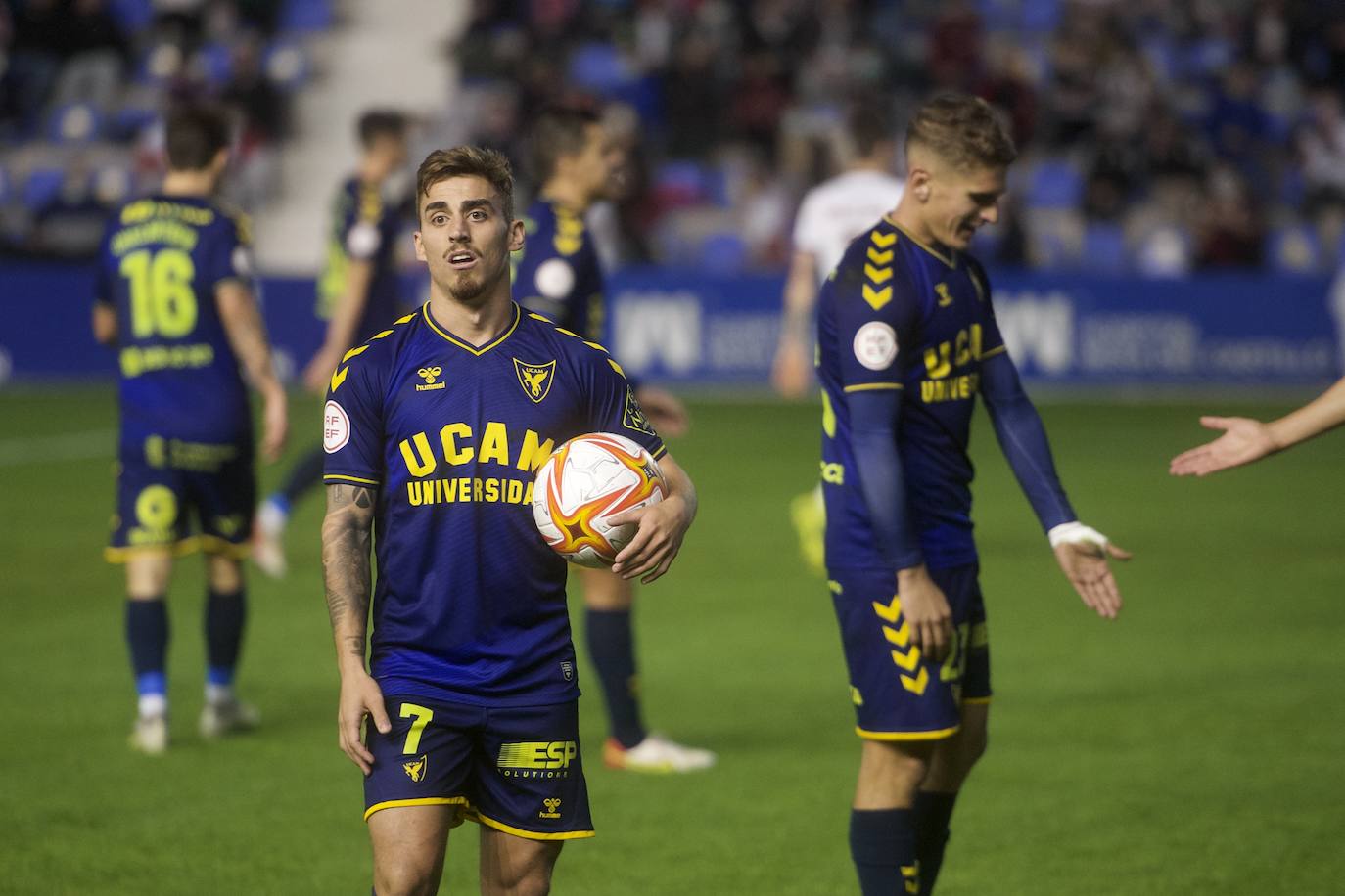 Fotos: La derrota del UCAM CF frente al Albacete Balompié, en imágenes