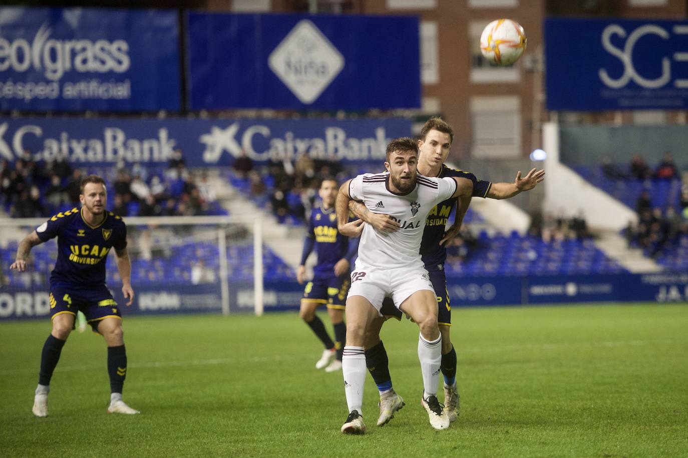 Fotos: La derrota del UCAM CF frente al Albacete Balompié, en imágenes