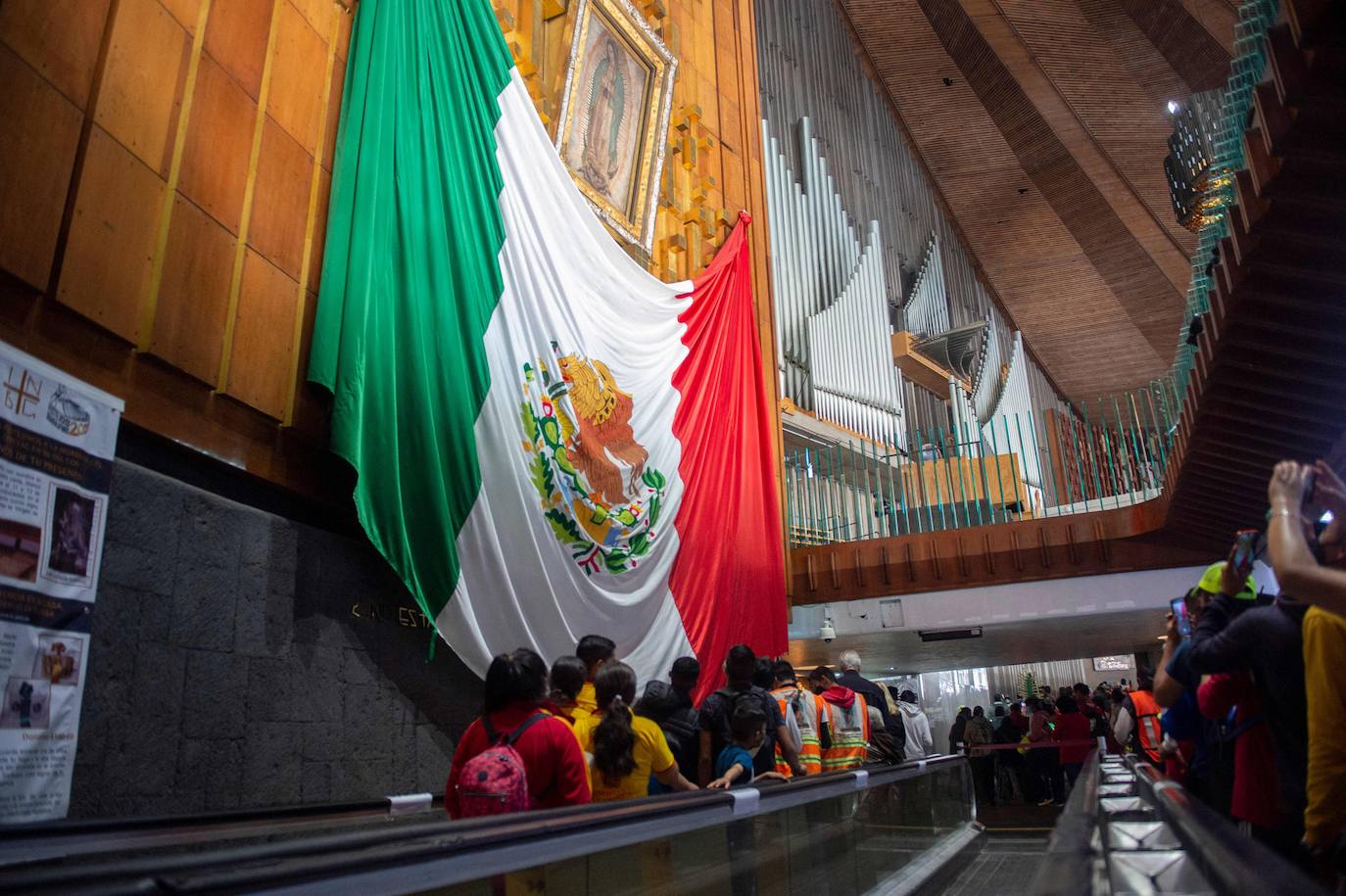 Fotos: Esperanza y medidas sanitarias para la Virgen de Guadalupe
