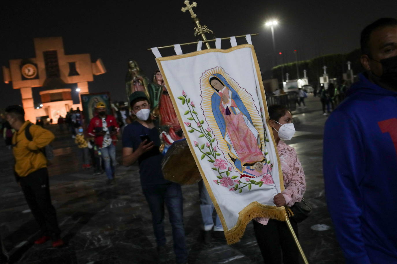 Fotos: Esperanza y medidas sanitarias para la Virgen de Guadalupe