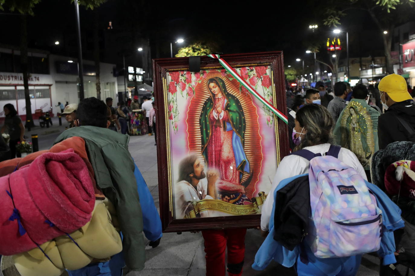 Fotos: Esperanza y medidas sanitarias para la Virgen de Guadalupe