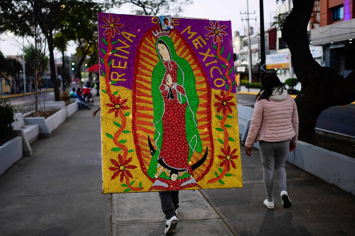 Fotos: Esperanza y medidas sanitarias para la Virgen de Guadalupe
