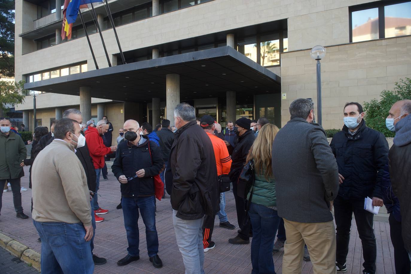 Fotos: Nueva protesta en Murcia por el servicio de autobús