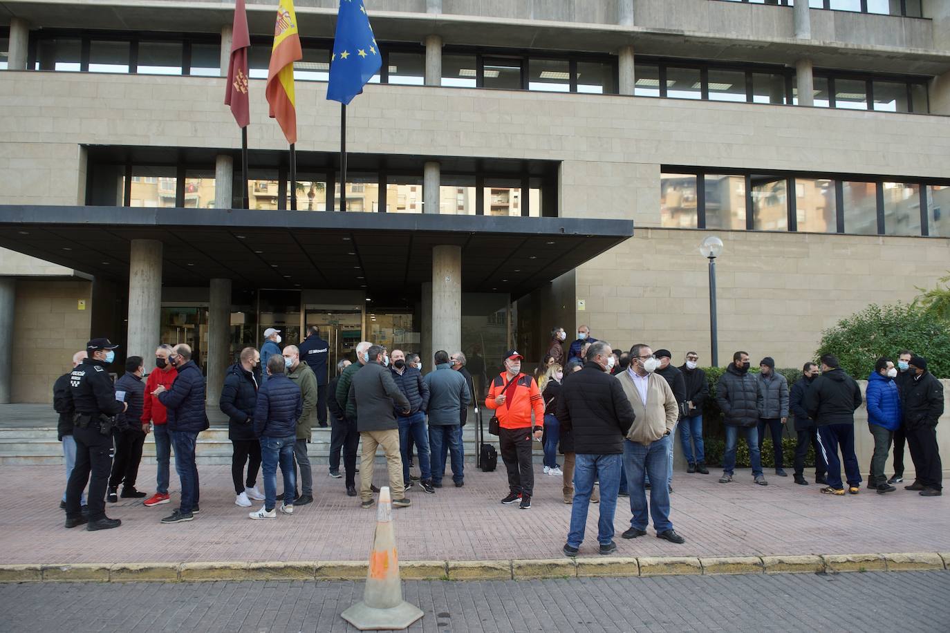 Fotos: Nueva protesta en Murcia por el servicio de autobús