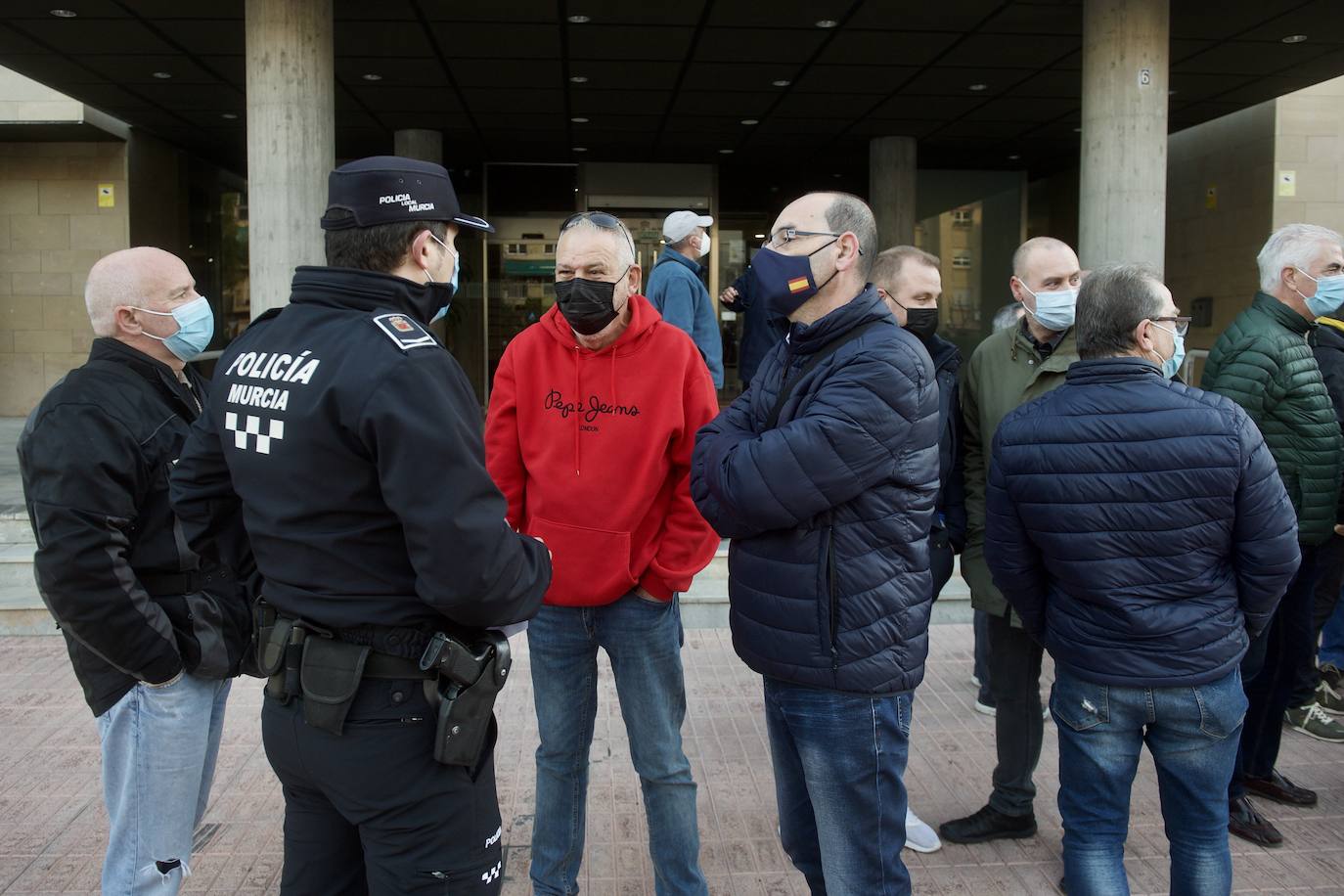 Fotos: Nueva protesta en Murcia por el servicio de autobús