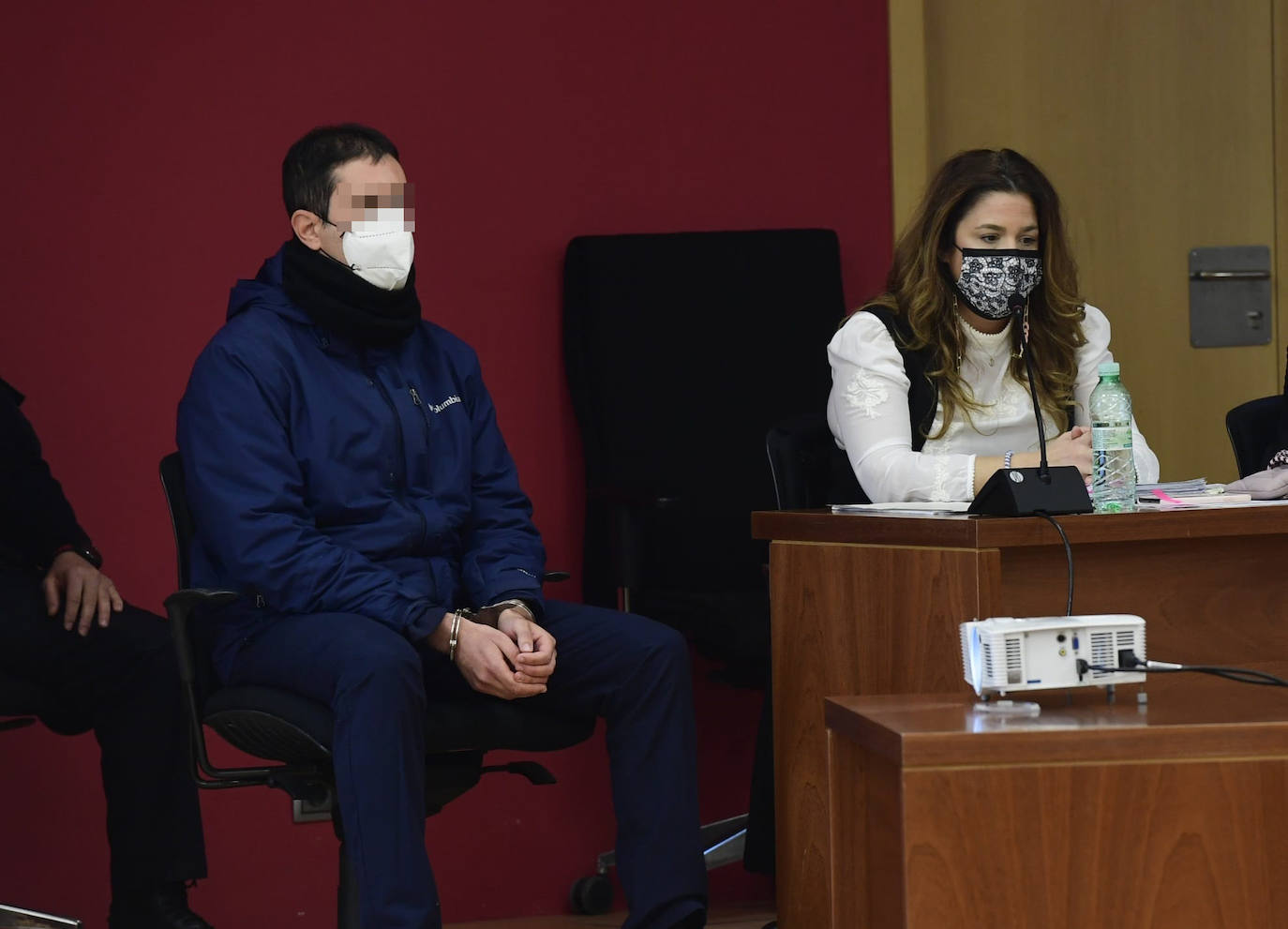 El acusado, este martes, durante el juicio.