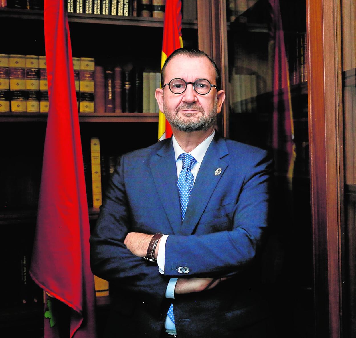 Antonio Navarro Selfa, en el Colegio de Abogados de Cartagena. 