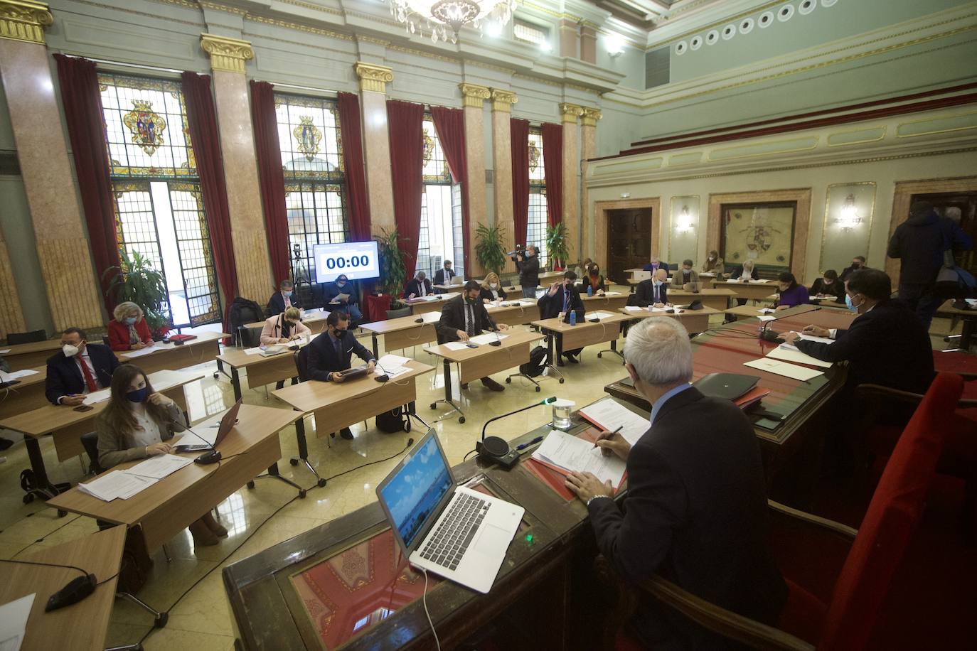 Fotos: Pleno municipal del Ayuntamiento de Murcia