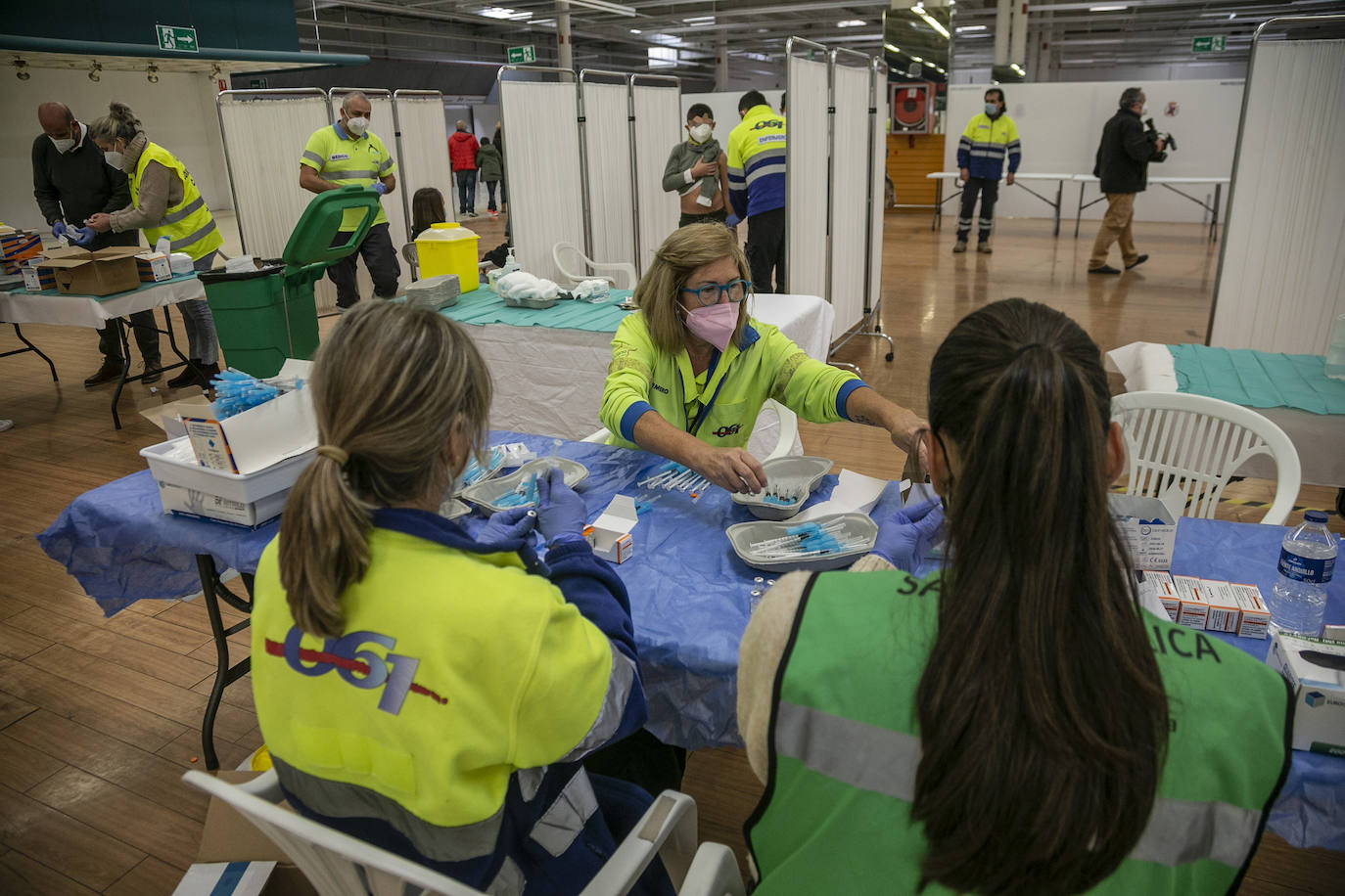 Fotos: Vacunas para 1.200 niños en Cartagena